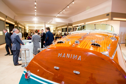 Luxury goods such as Riva powerboats were among the star attractions at the prestigious Masterpiece Fair in London. Image courtesy Masterpiece Fair.
